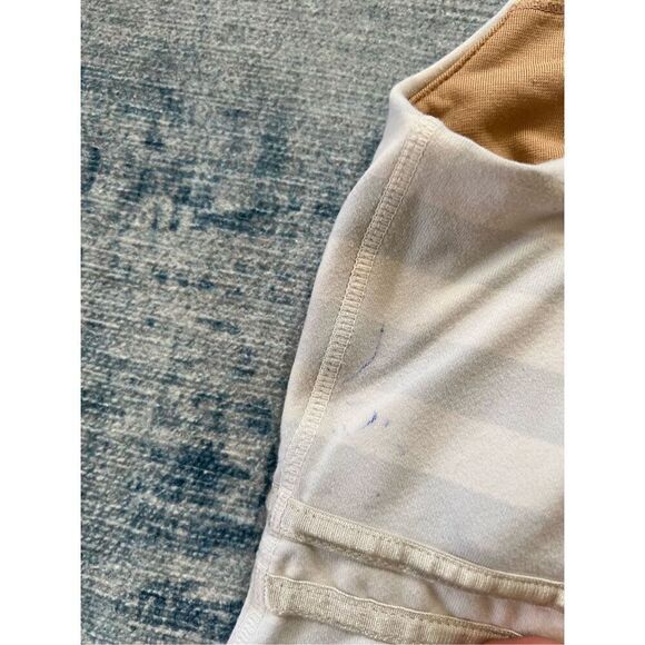 Lululemon Action Pale Blue White Silver Athletic Tank Top Size 4 - Picture 4 of 6